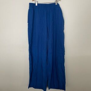 Old Navy High-Rise Blue Wide-Leg Pants